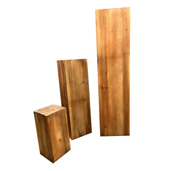 Wood Block Narrow Stands