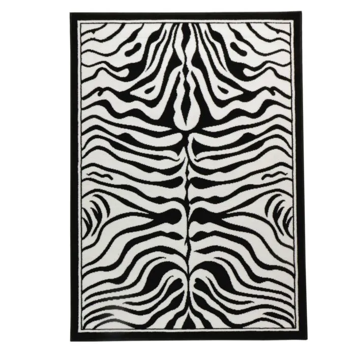Zebra Safari Pattern Rug Carpet 1.60x2.30m