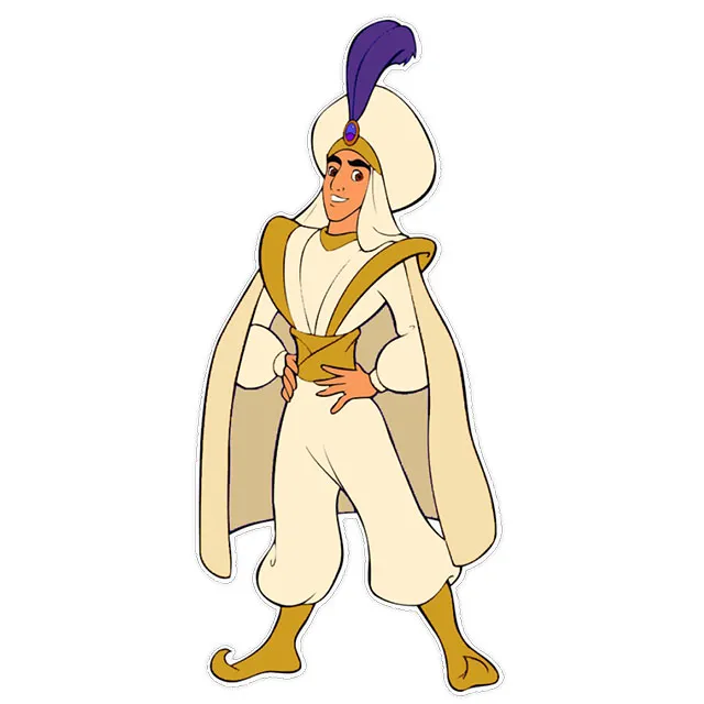 Standee of Aladdin - Aladdin with hat