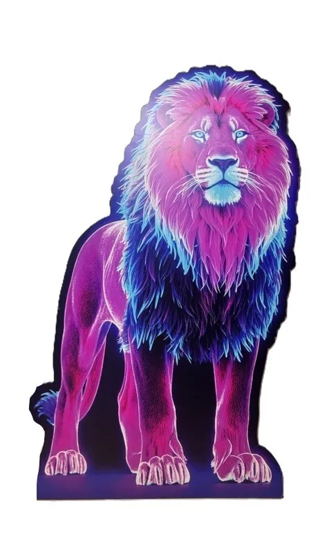 Standee Lion neon - 2.30x1m