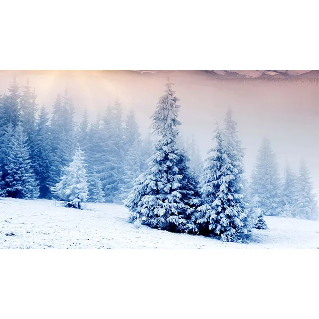 Christmas/Winter - Visual Snowy Trees 3x2m