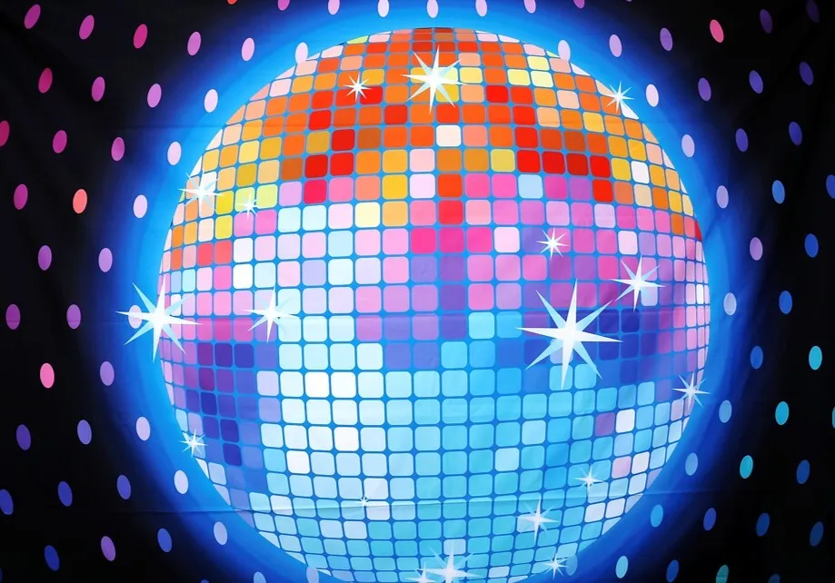 Visual disco colorful 3x2m