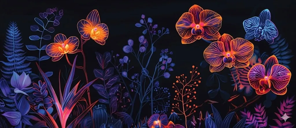 Neon plants visual 2 - 2.70x6.20m