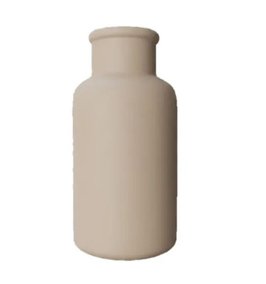 Smooth beige carafe