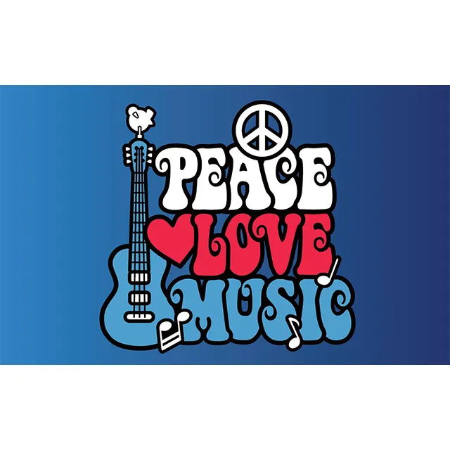 Flower Power - Visual Peace, Love, Music 3x2m