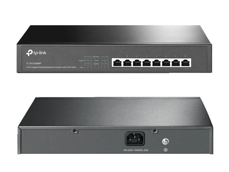 Switch tp-link 8 port POE