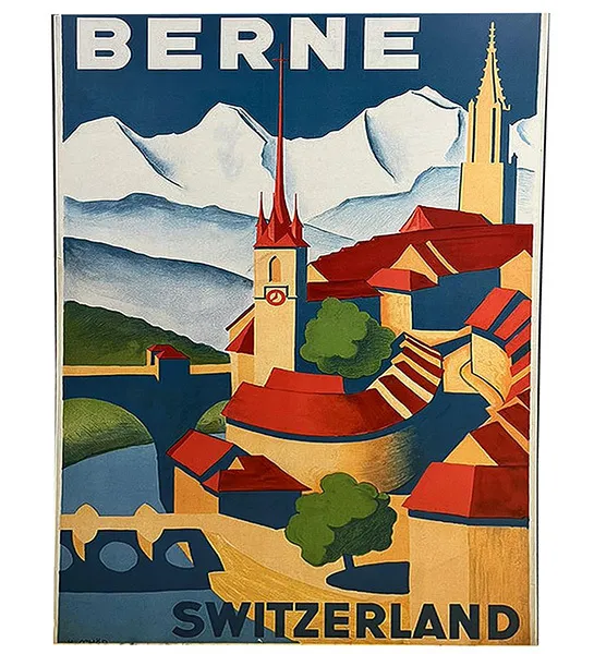 Poster vintage - Berne 80x120cm