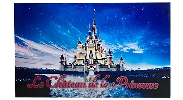 Poster - "Le Château de la Princesse" 80x120cm