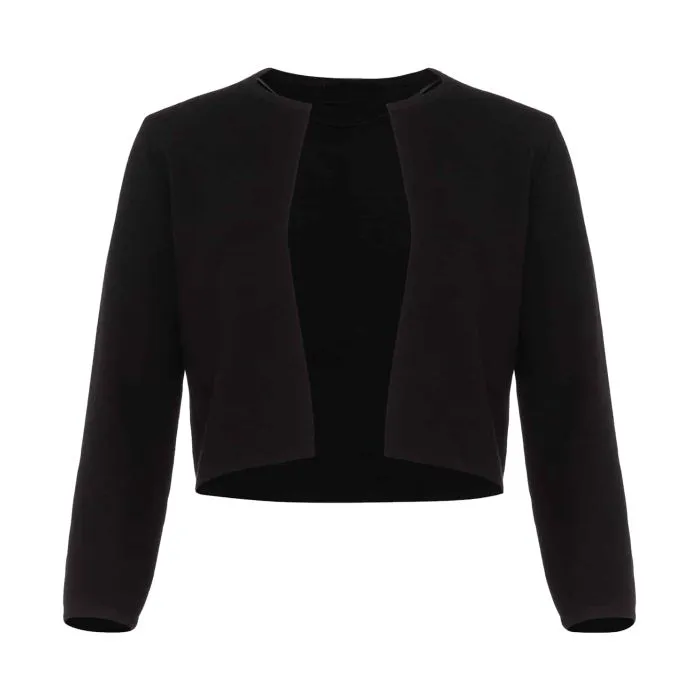 Cropped Black Blazer