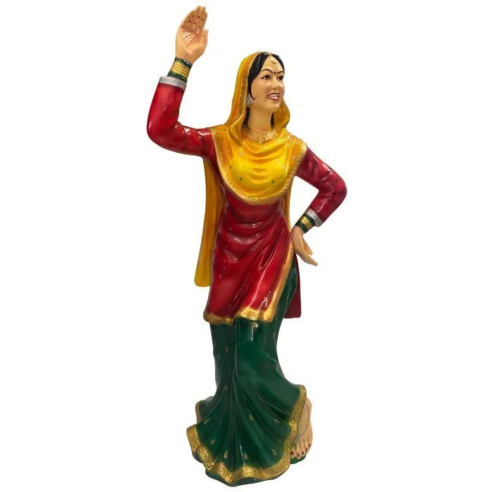 Gidha Woman Dance Statue 1,40m