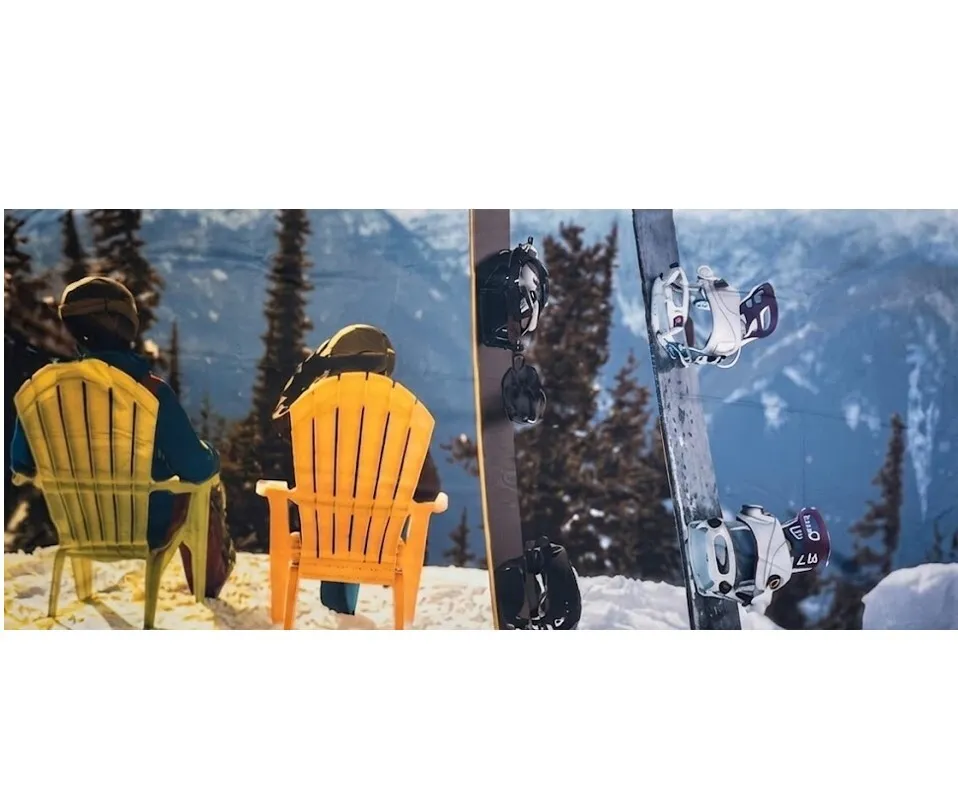Snowboard winter visual - 3x2m