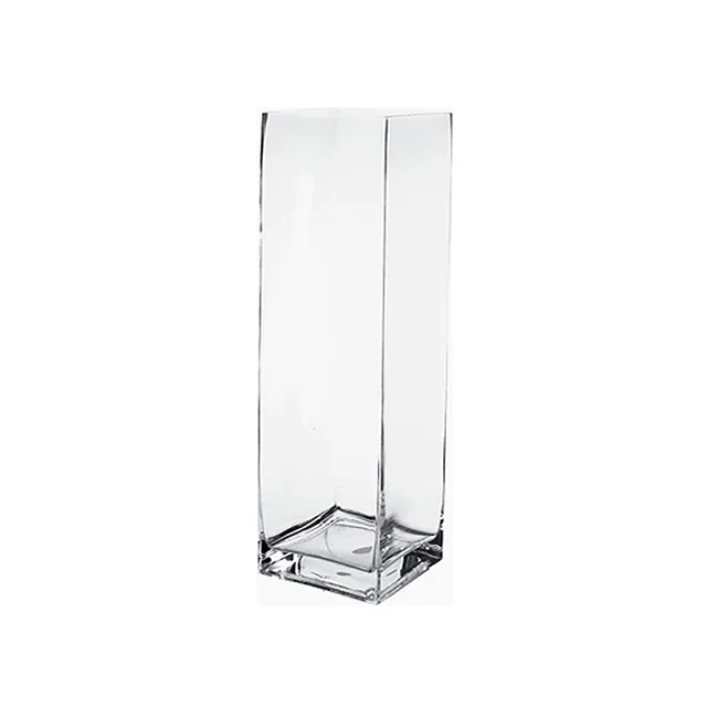 Medium high rectangular vase