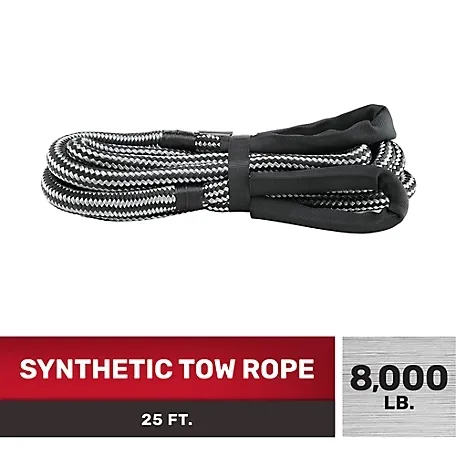 TravellerX 7/8 in. x 25 ft. Tow Rope, 24,000 lb. Capacity