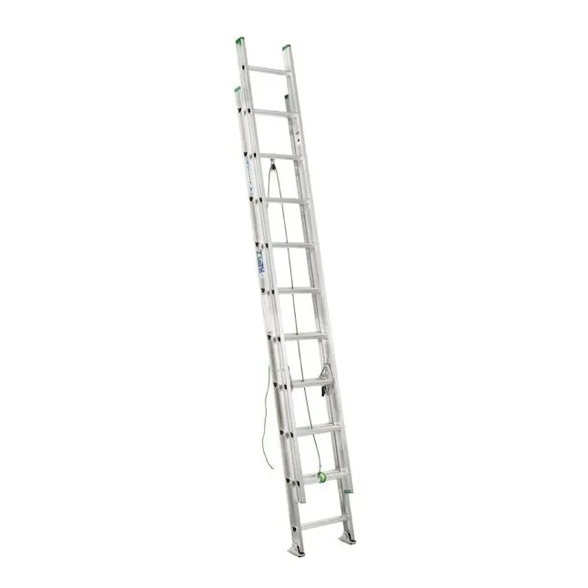 20 ft aluminum extension ladder 225 lb capacity