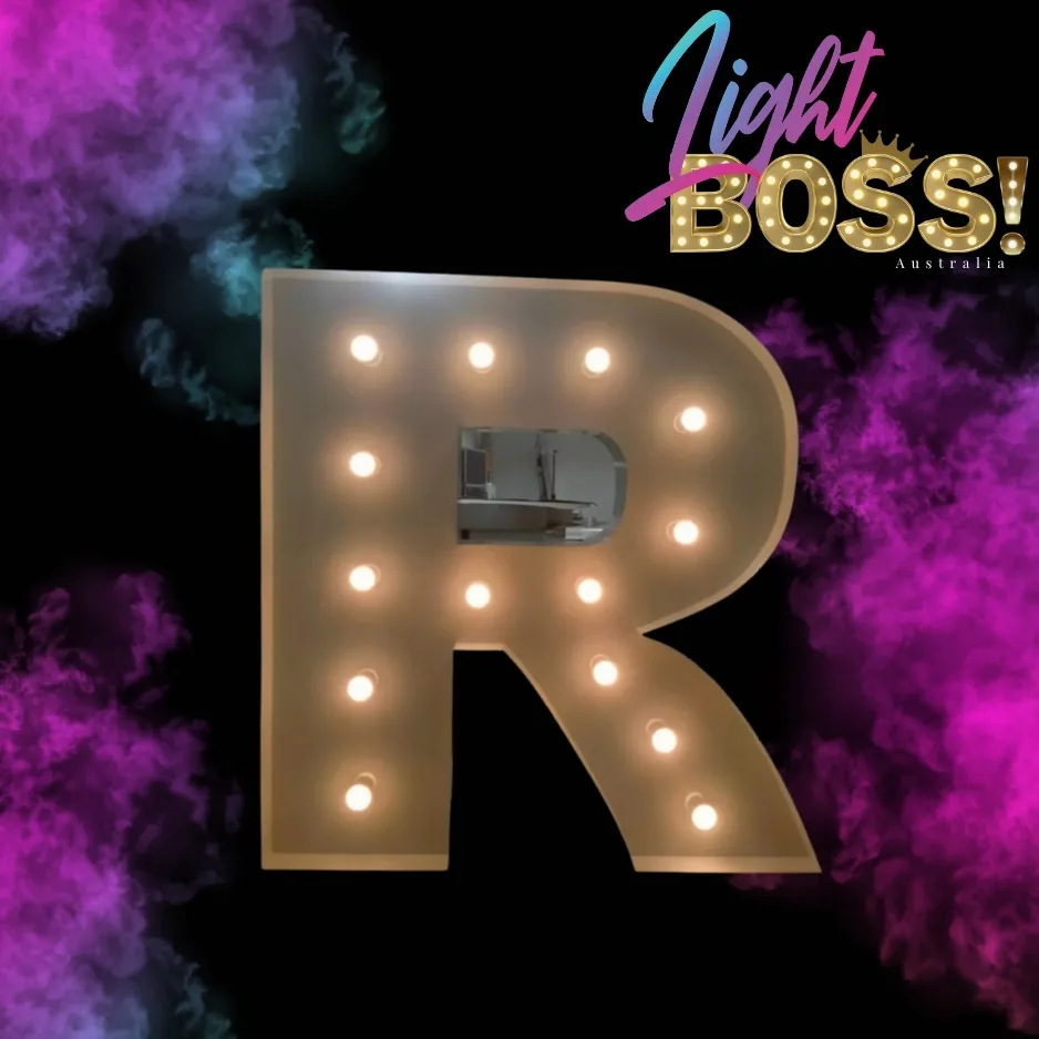 "R" 600mm High LED Light Letter