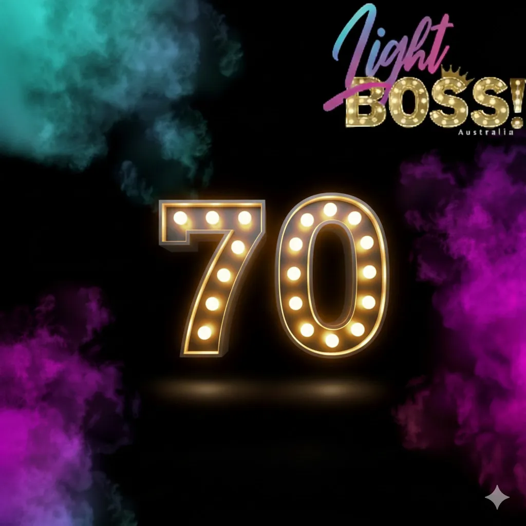 "70" 1.2m High LED Light Numbers