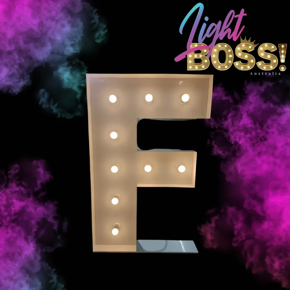 "F" 1.2m High LED Light Letter
