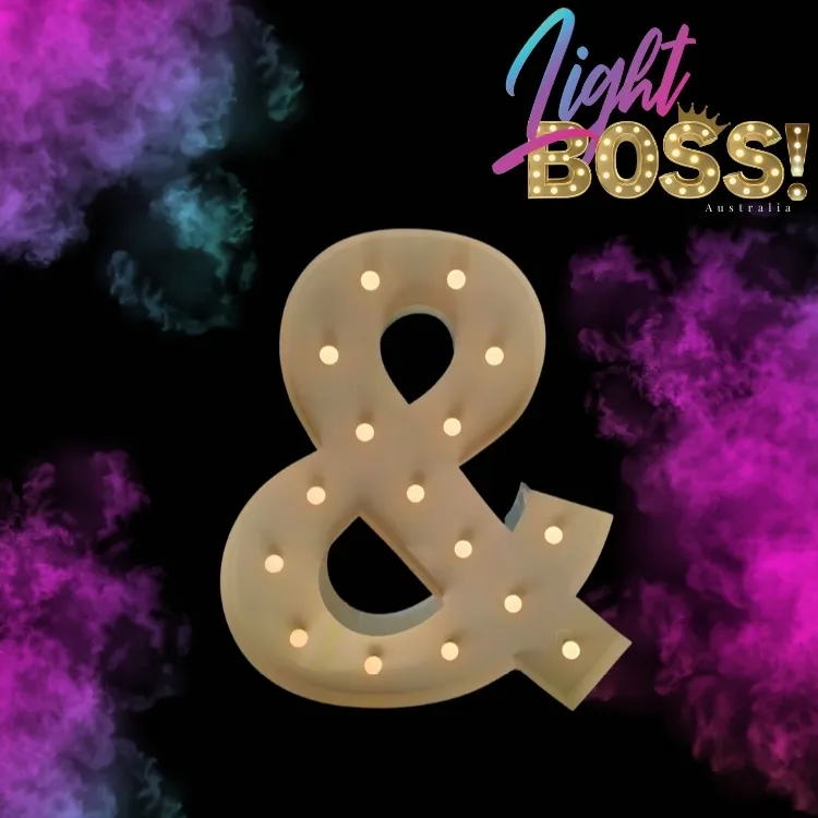 "&" 1.2m High LED Light Symbol