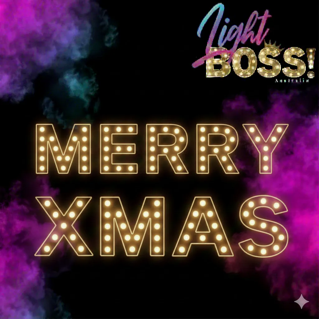 "MERRY" 600m High "XMAS" 1.2m High LED Light Letters