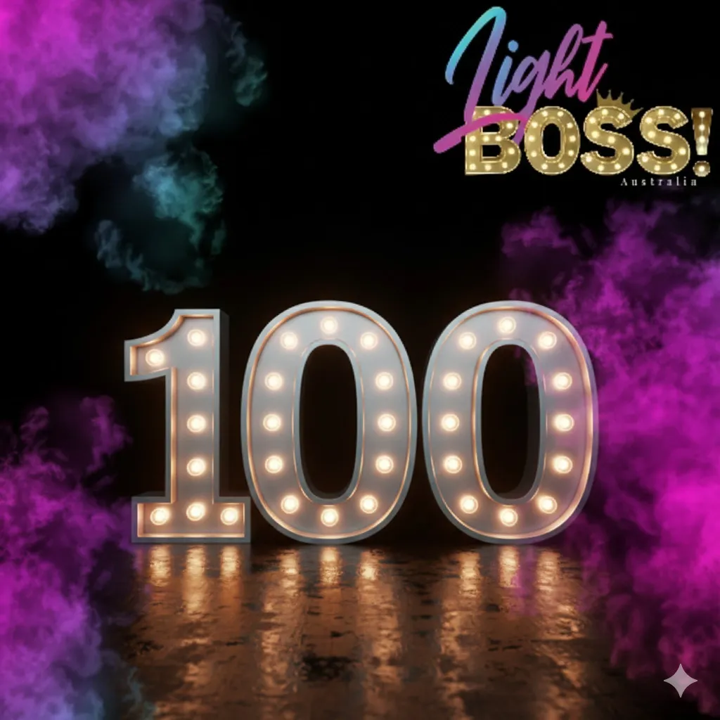 "100" 1.2m High LED Light Numbers