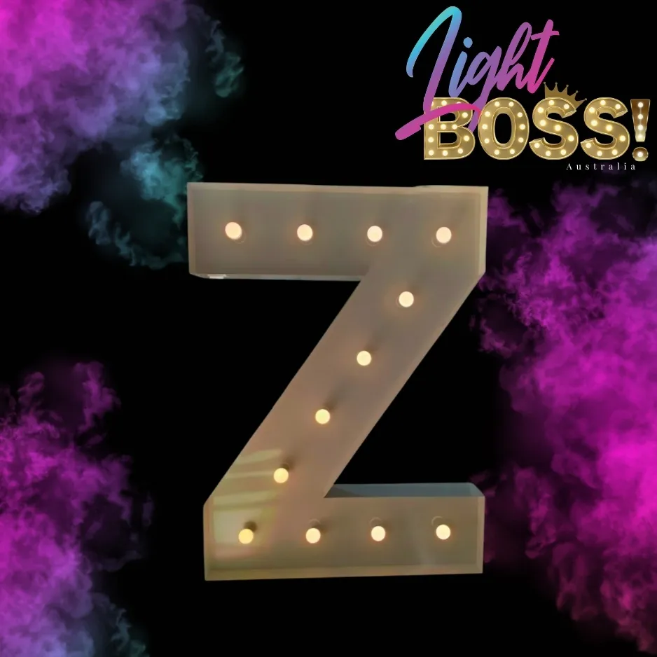 "Z" 600mm High LED Light Letter