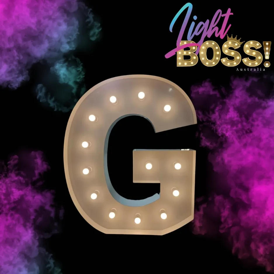 "G" 1.2m High LED Light Letter