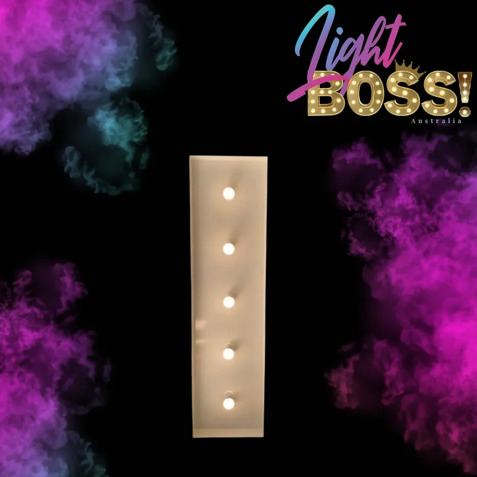 "I" 1.2m High LED Light Letter