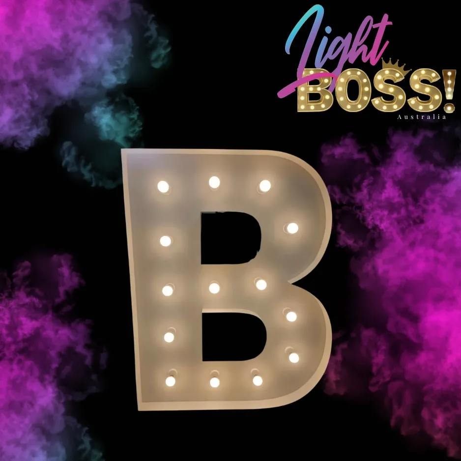 "B" 1.2m High LED Light Letter
