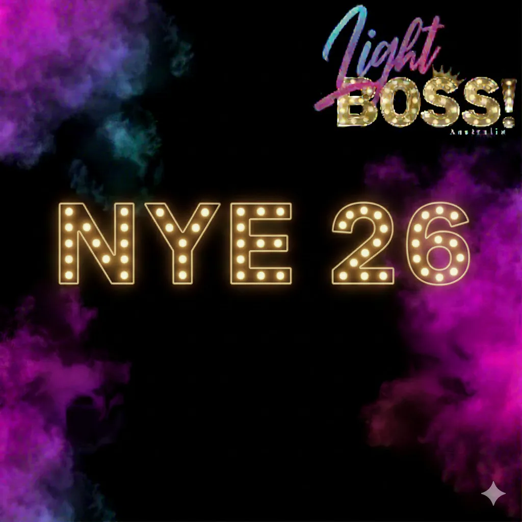 "NYE 2026" 1.2m High LED Light Letters