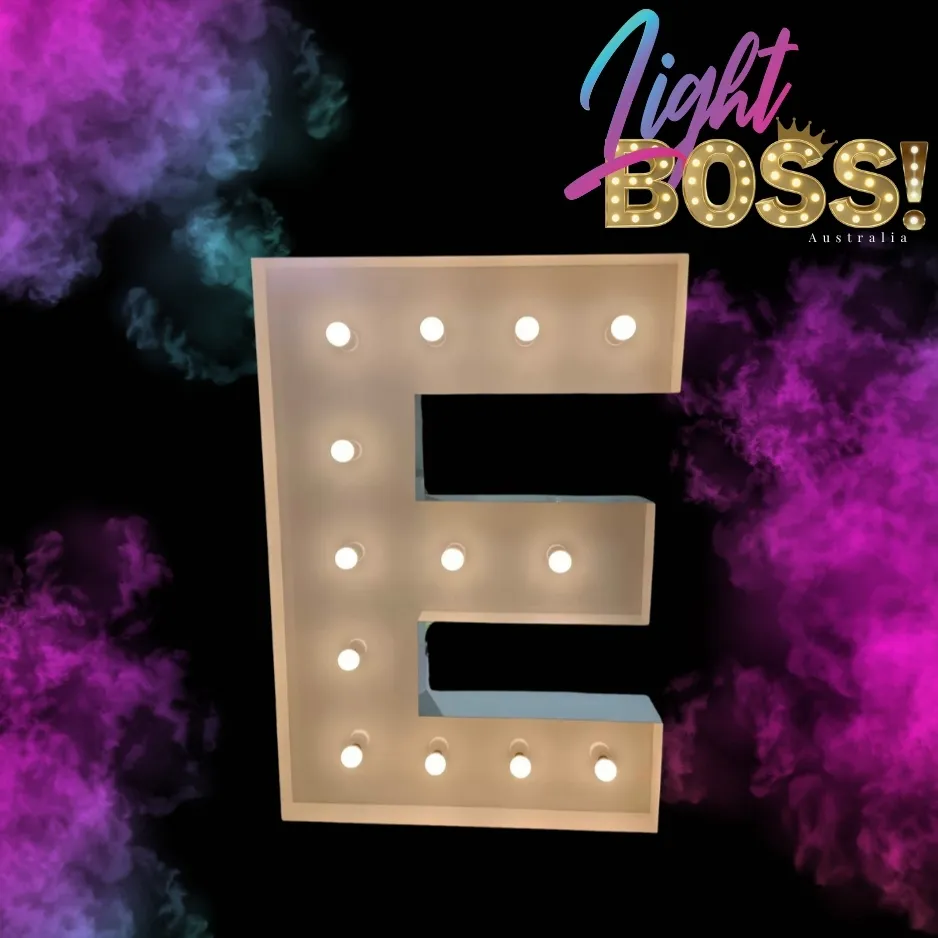 "E" 1.2m High LED Light Letter