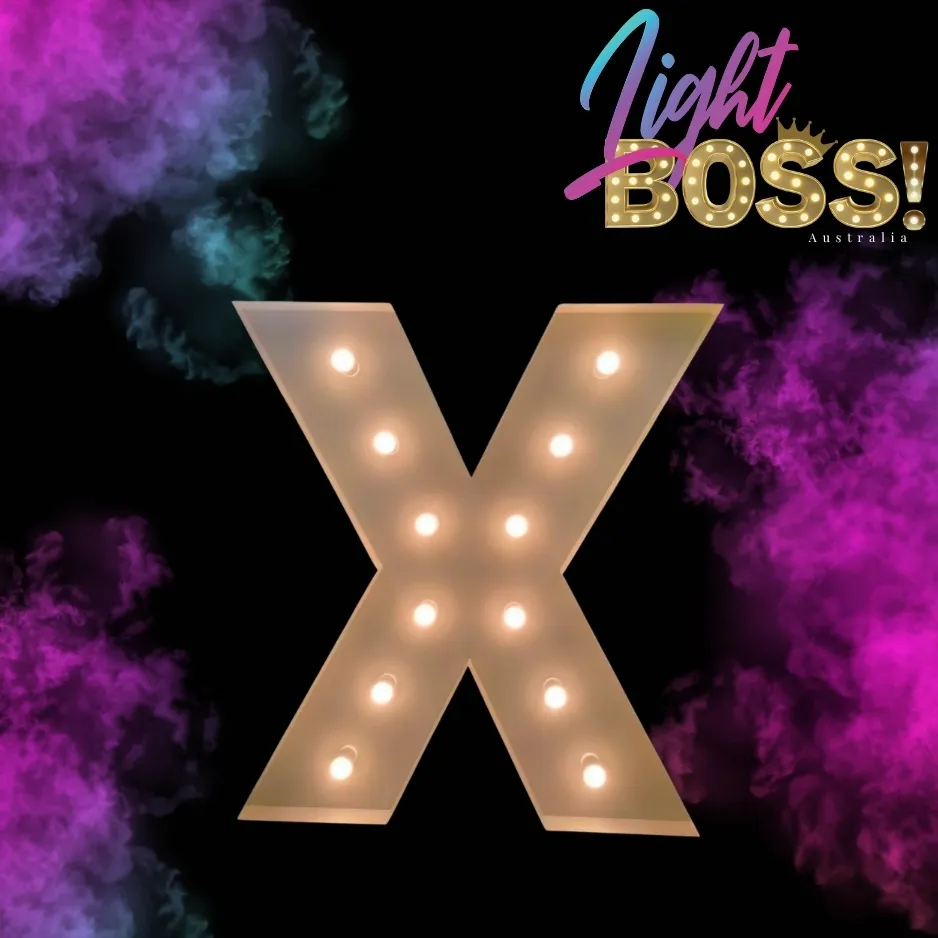 "X" 1.2m High LED Light Letter