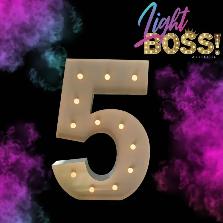 "5" 1.2m High LED Light Number