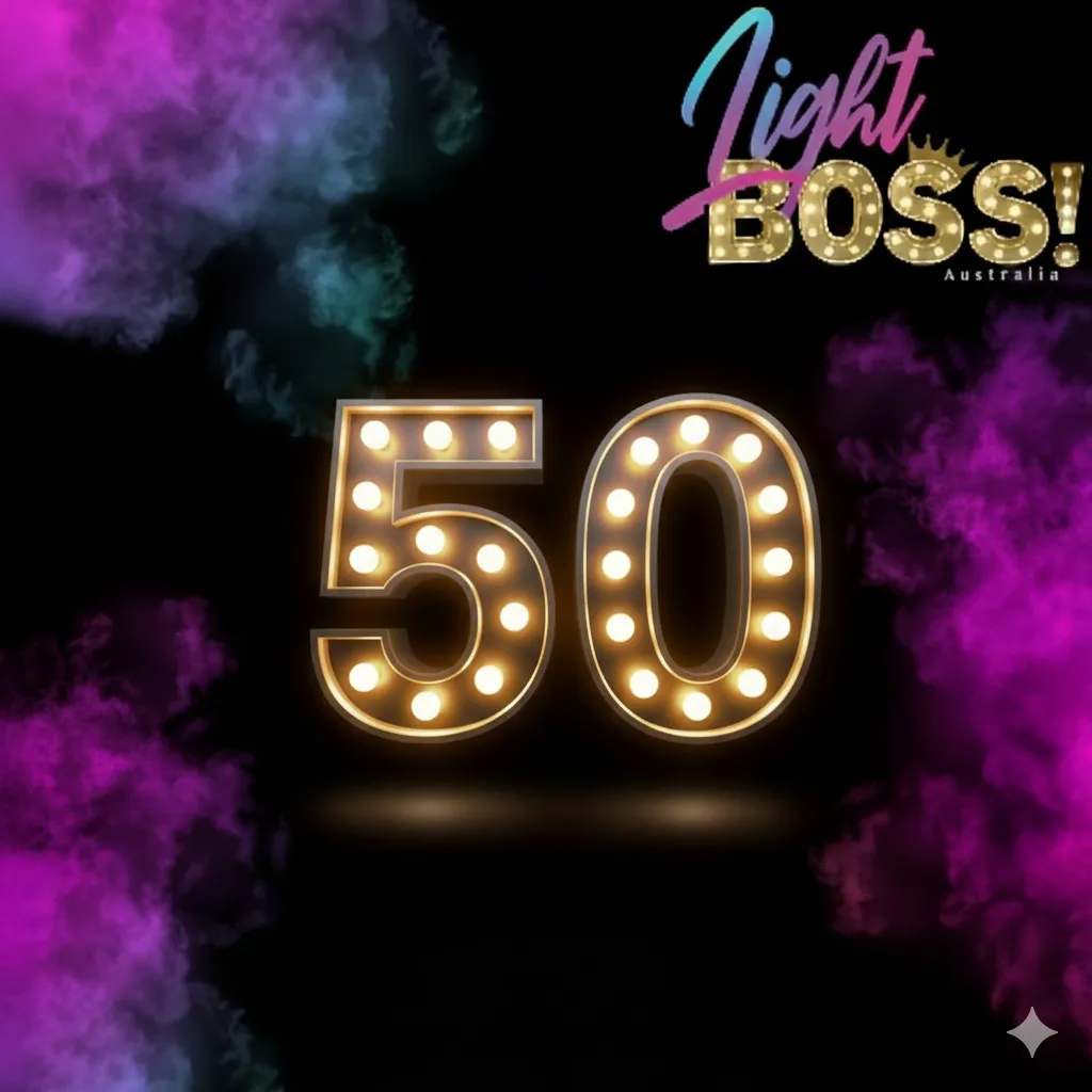 "50" 1.2m High LED Light Numbers