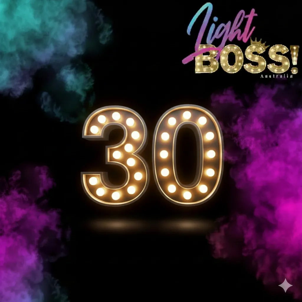 "30" 1.2m High LED Light Numbers