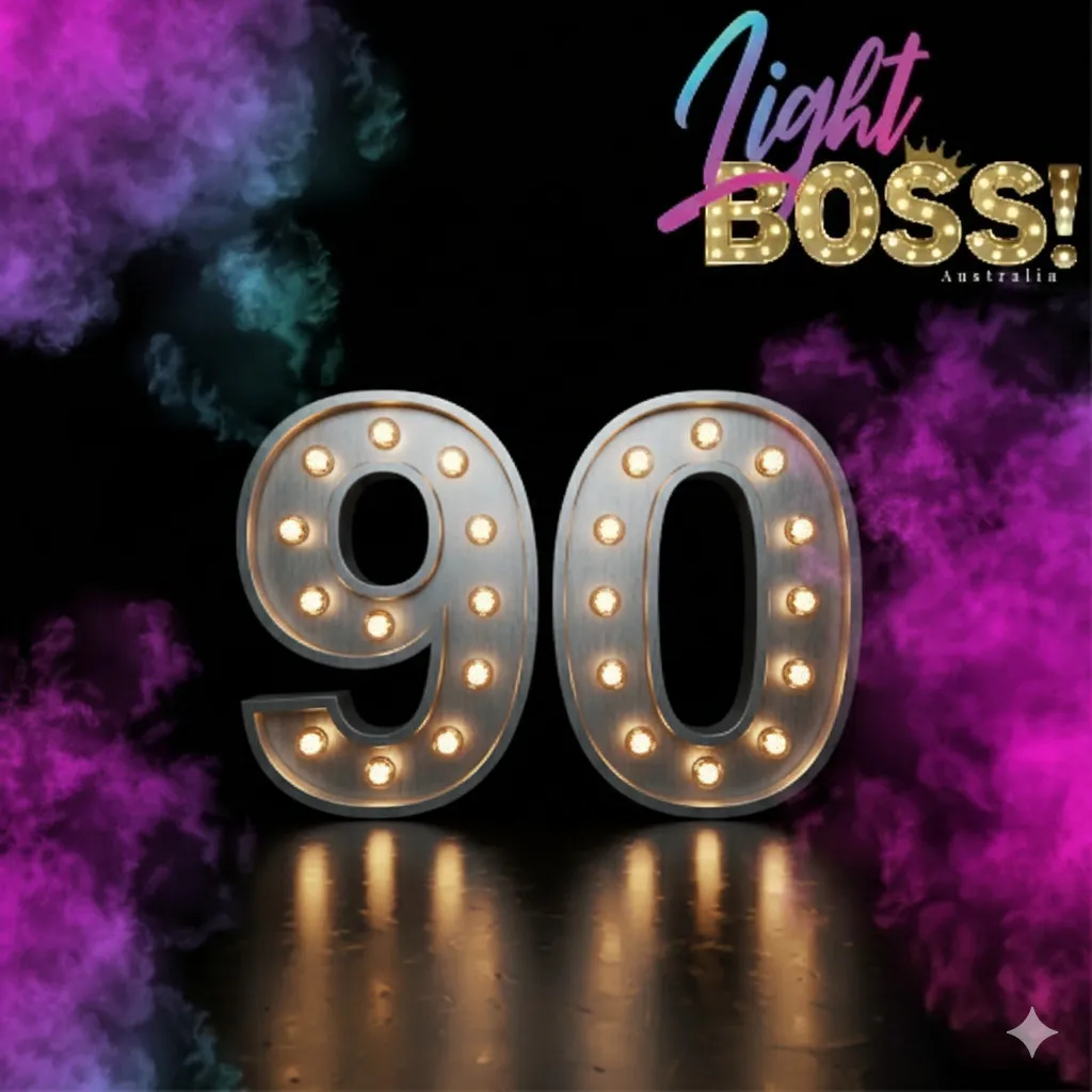 "90" 1.2m High LED Light Numbers