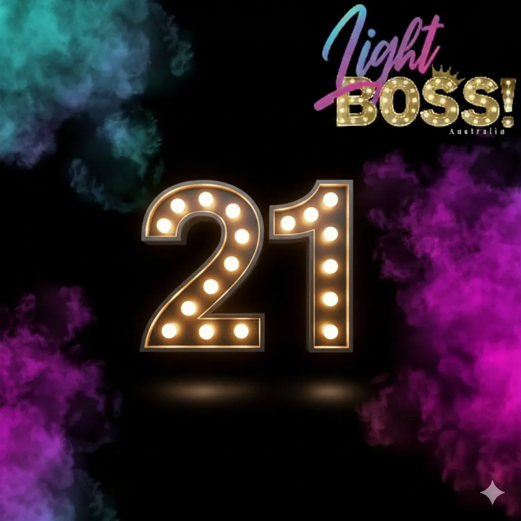 :21: 1.2m High LED Light Numbers