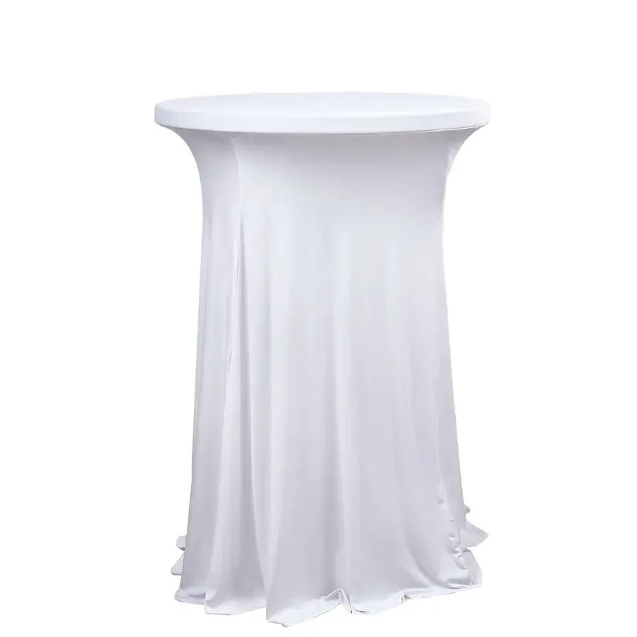 Cocktail Table Skirt White