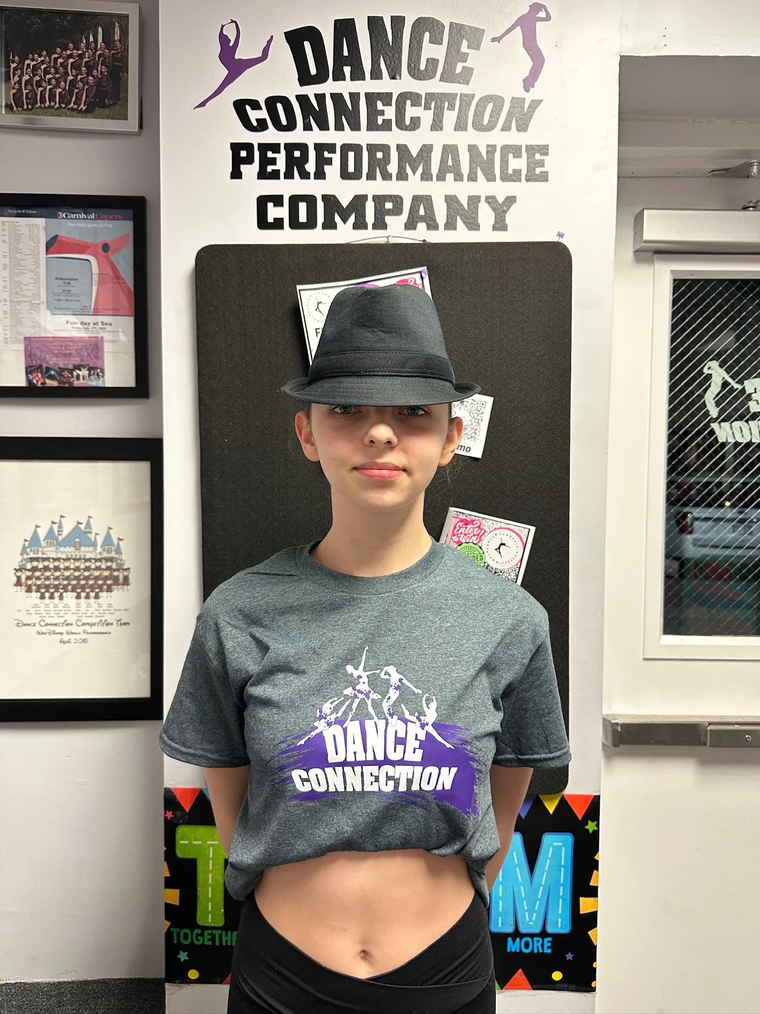 Kids Black Fedora