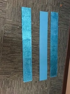 Blue Sparkly Stair Fronts