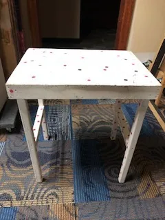 White desk