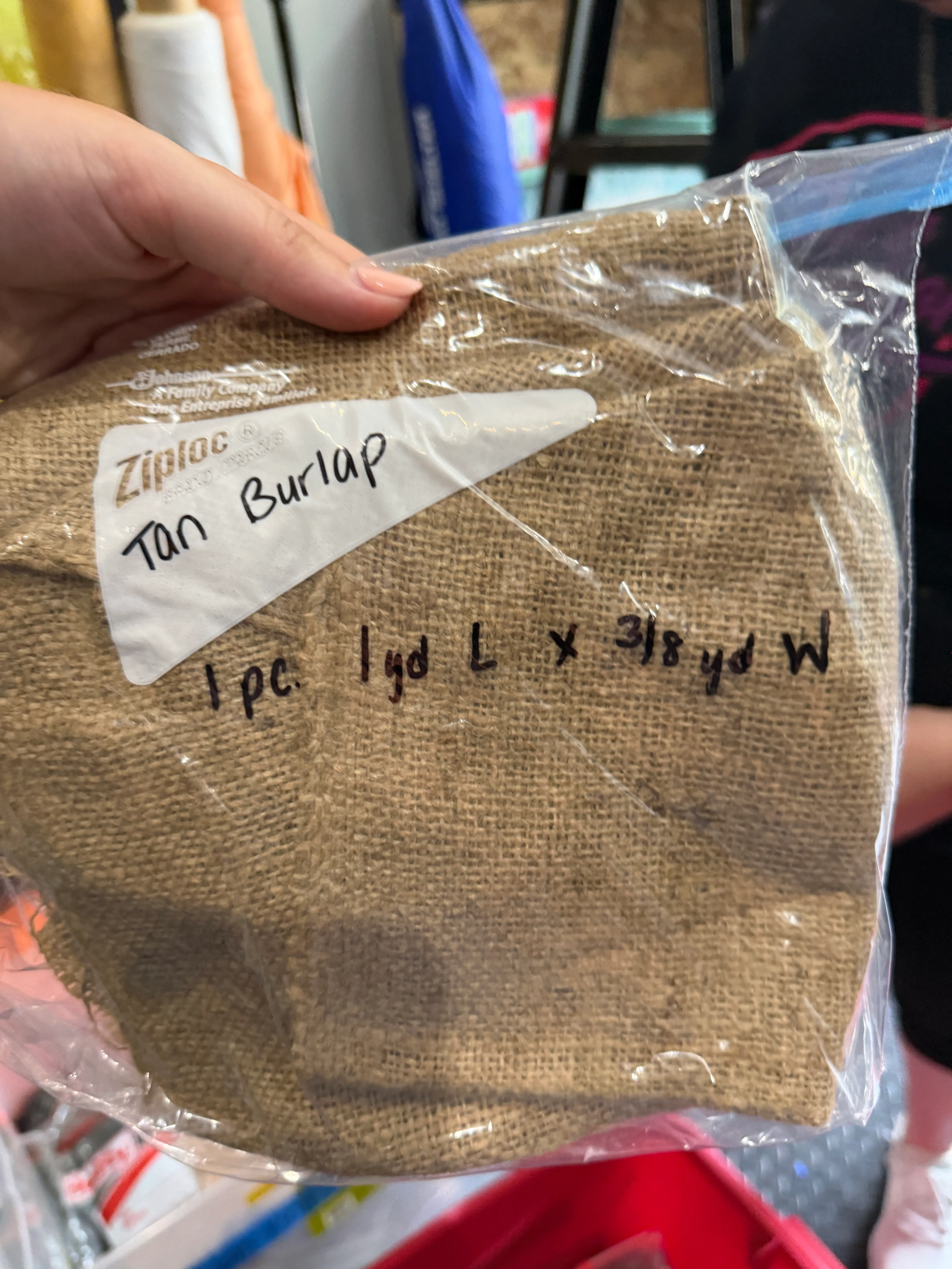 Tan Burlap