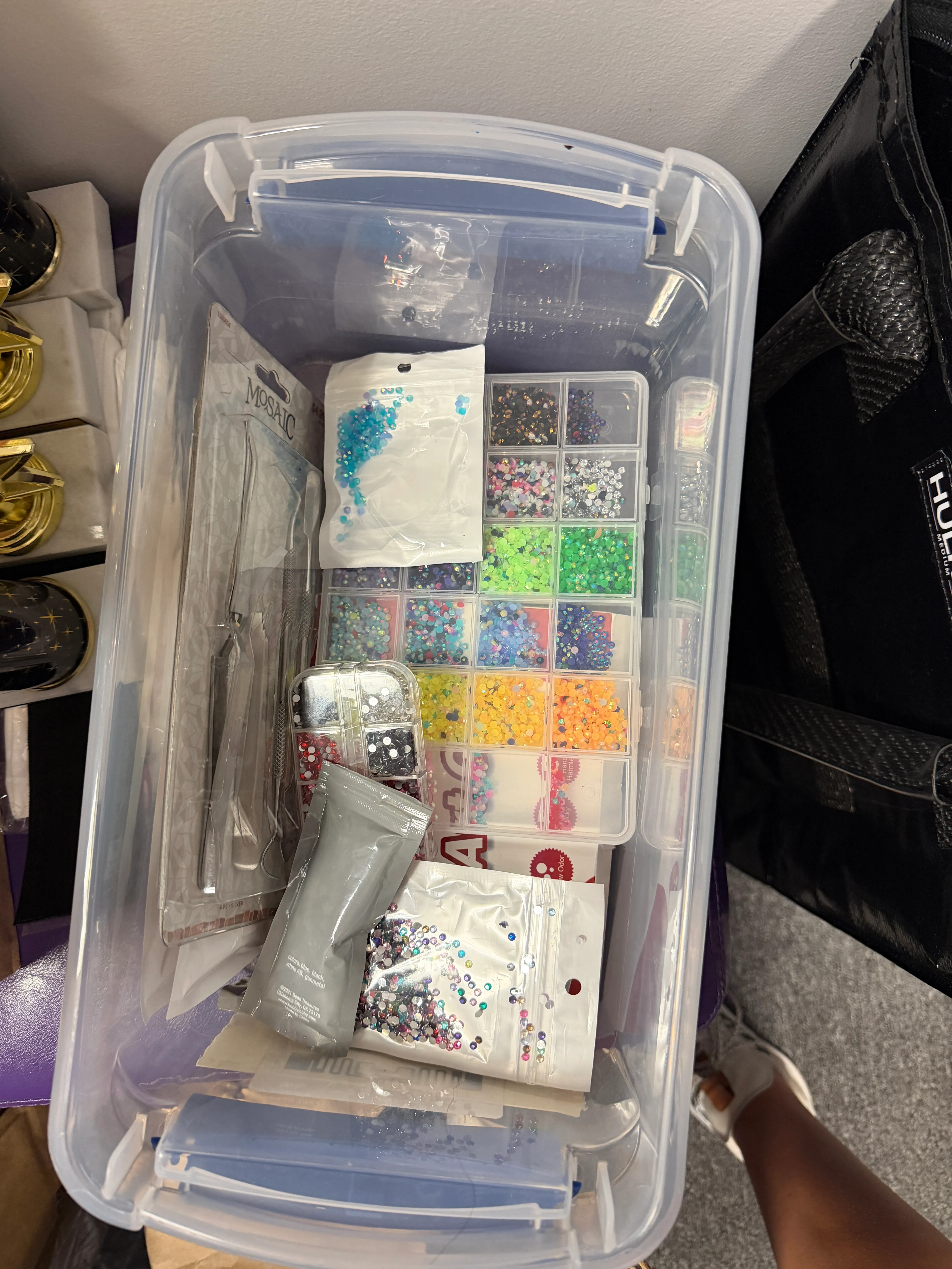 Rhinestone Bin