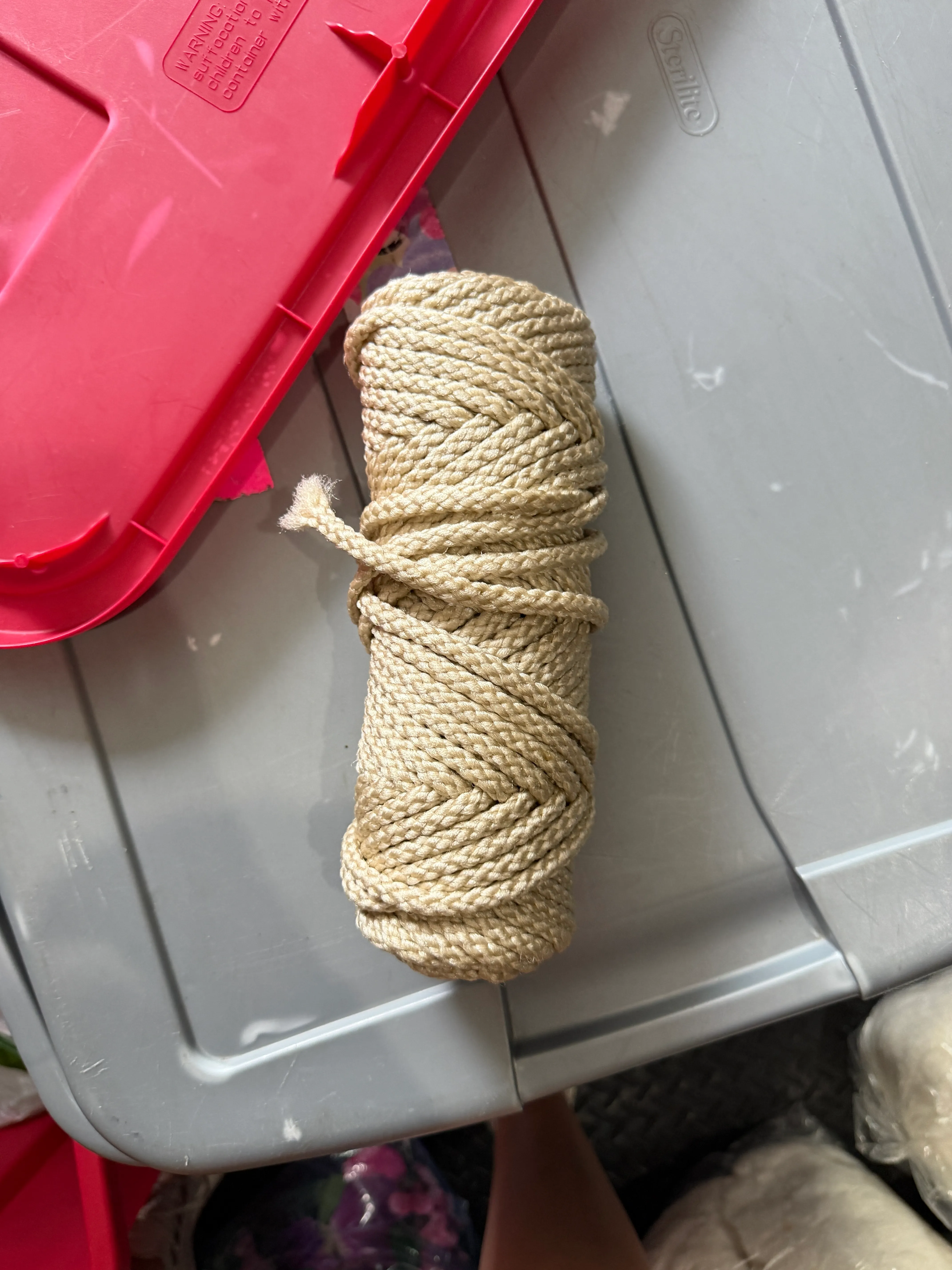 Tan Braided Rope