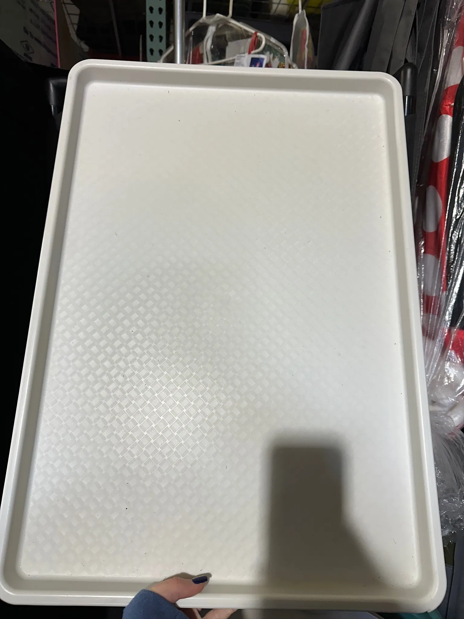 White Serving Tray