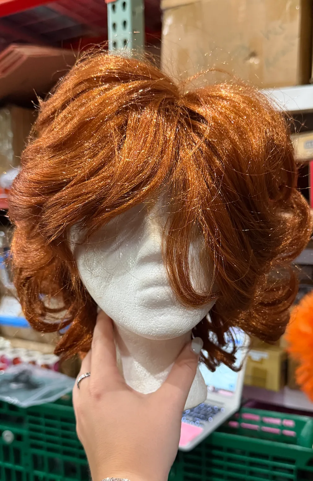 Short Hair Red Wig
