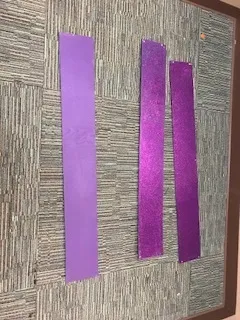 Purple Sparkly Stair Fronts