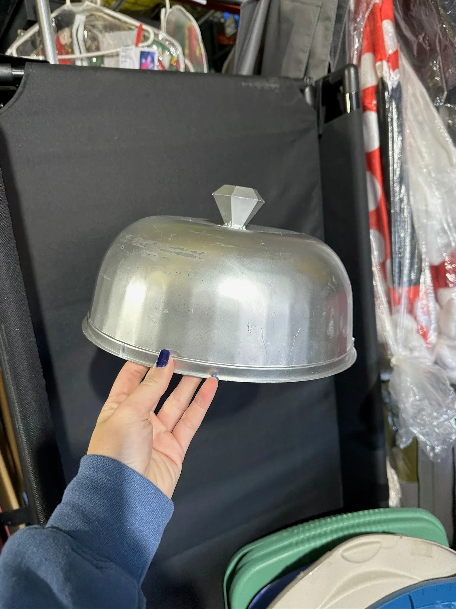 Silver Serving Tray Covers