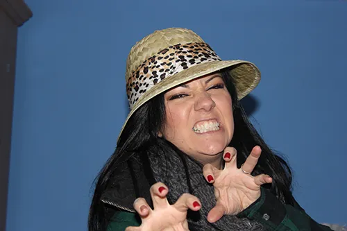 Safari Hat w/ Cheetah Print Band