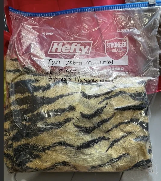 Tan Zebra Material