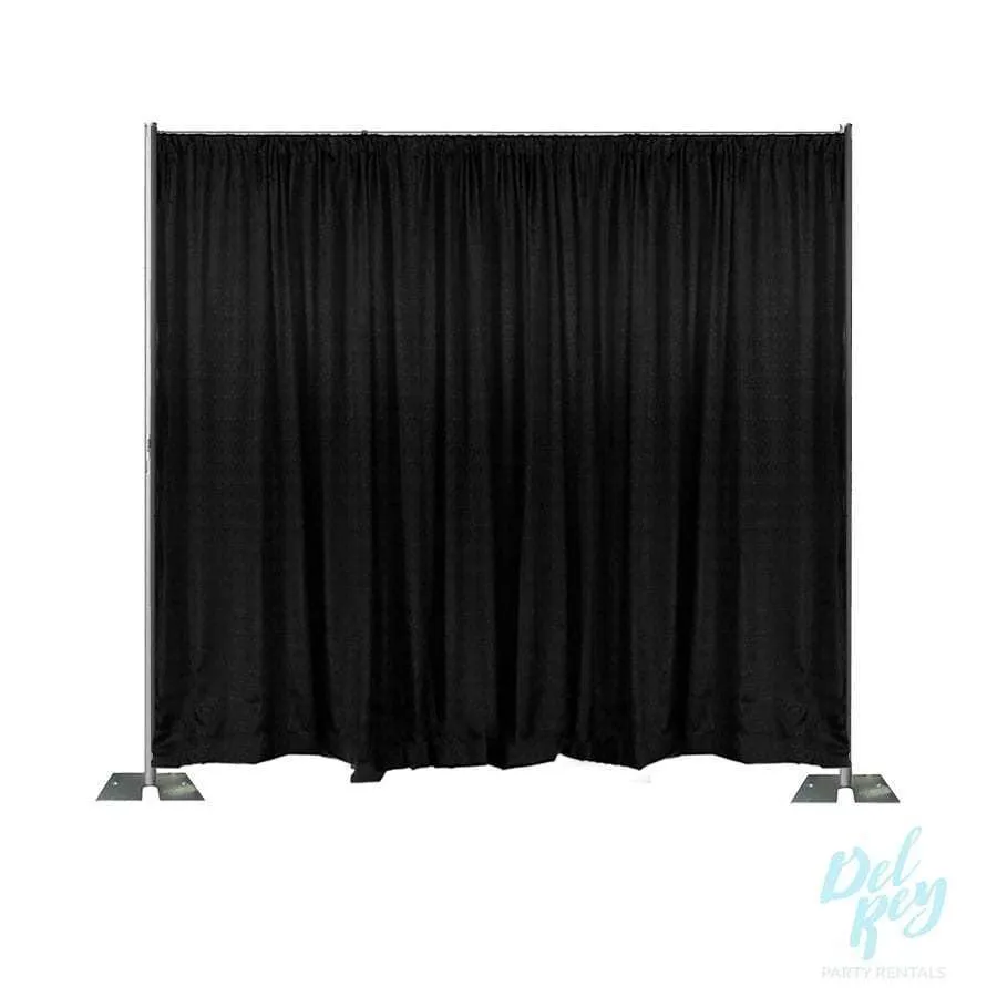 47" Wide x 8' Tall Black Premier Drape